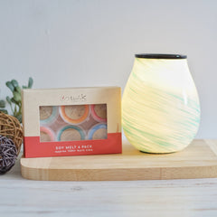 Glass Beachside - Electric Wax Melt Burner + 6 Melts Pack