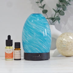 Ultrasonic Diffuser - Teal Egg + FREE Fragrance Oil