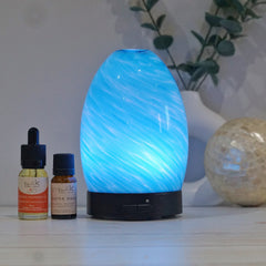 Ultrasonic Diffuser - Teal Egg + FREE Fragrance Oil