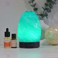 Ultrasonic Diffuser - Teal Egg + FREE Fragrance Oil
