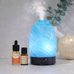 Ultrasonic Diffuser - Teal Egg + FREE Fragrance Oil