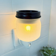Glass Mason Jar - Plugin Electric Wax Melt Burner