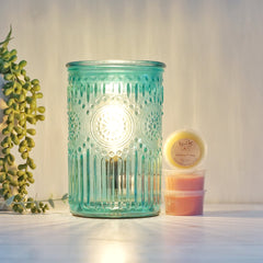 Parisian Glass - Electric Wax Melt Burner + 3 Melts Pack