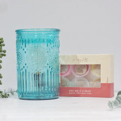 Parisian Glass - Electric Wax Melt Burner + 6 Melts Pack