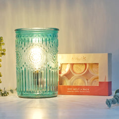 Parisian Glass - Electric Wax Melt Burner + 6 Melts Pack