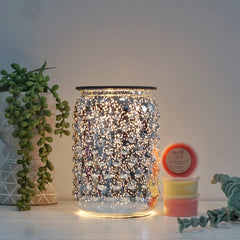 Sparkle Glass - Electric Wax Melt Burner + 3 Melts Pack