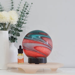 Ultrasonic Diffuser - Glass Sphere Teal
