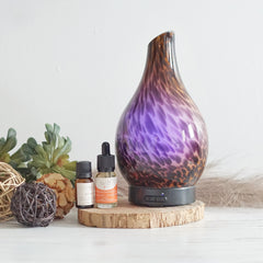 Ultrasonic Diffuser ~ Glass Leopard Print