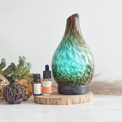 Ultrasonic Diffuser ~ Glass Leopard Print