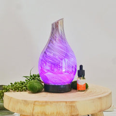 Ultrasonic Diffuser ~ Glass Pink/Gold