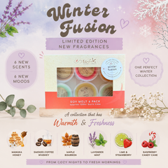 NEW Fragrances Limited Edition (Winter Fusion) - Wax Melts - 6 Pack